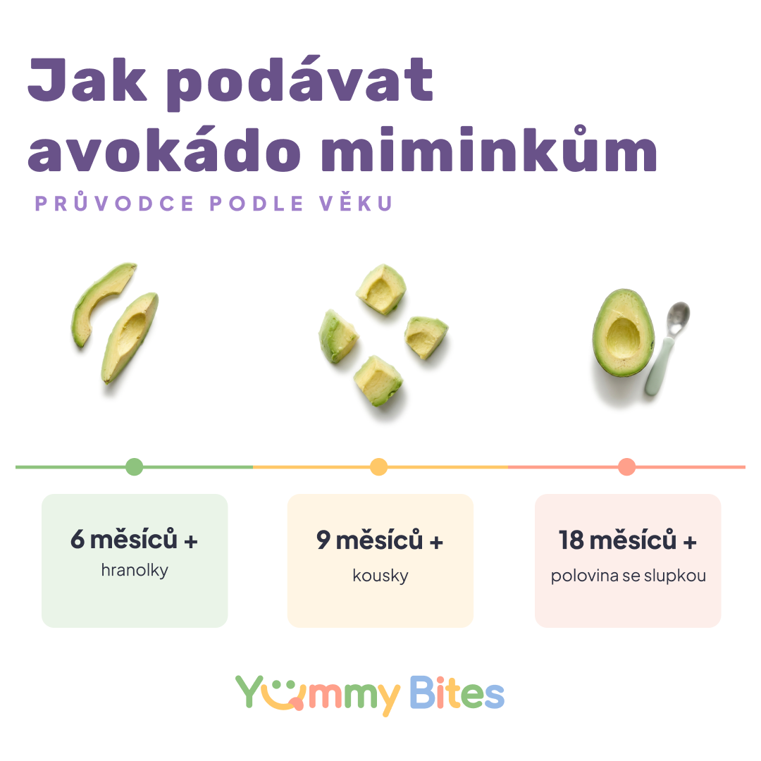 Jak podávat avokádo miminkům