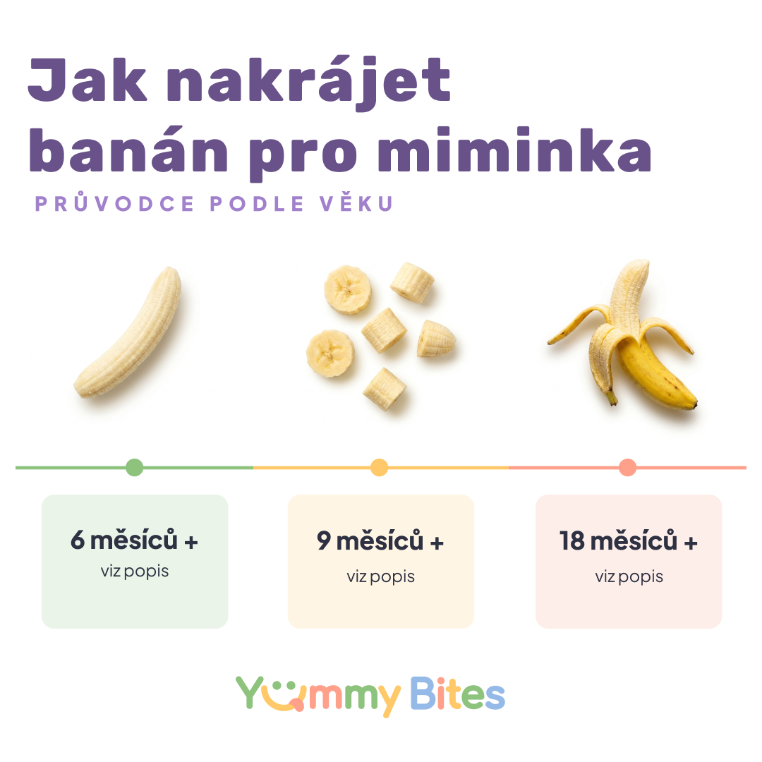 Jak podávat banán miminkům
