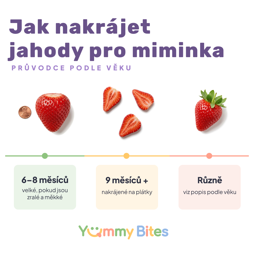Jak podávat jahody miminkům