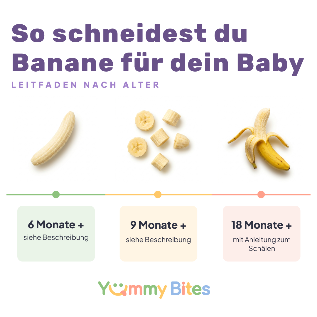 Wie man Banane für Babys serviert