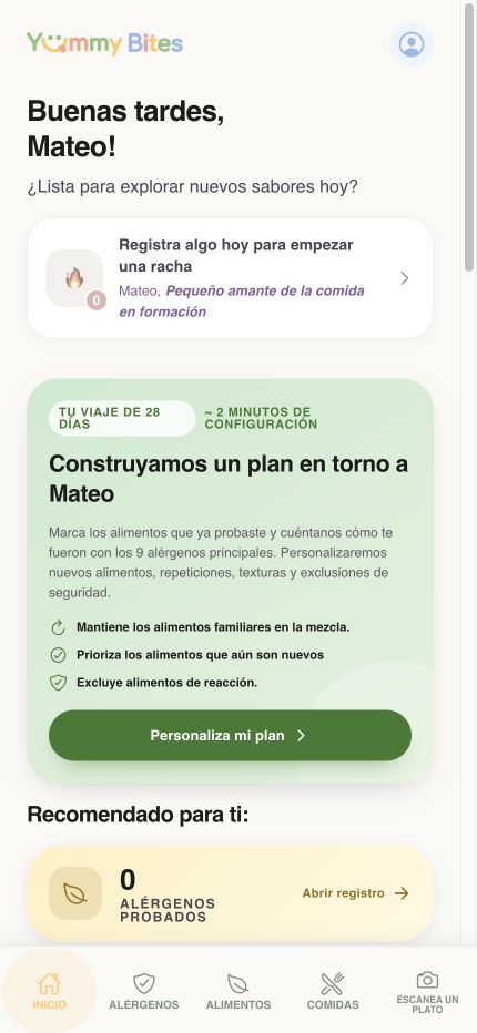 Pantalla del tablero principal