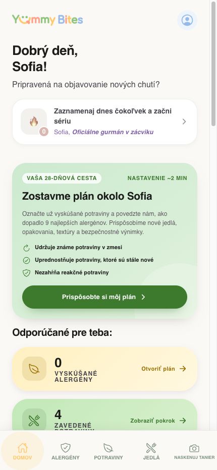Obrazovka domáceho panelu