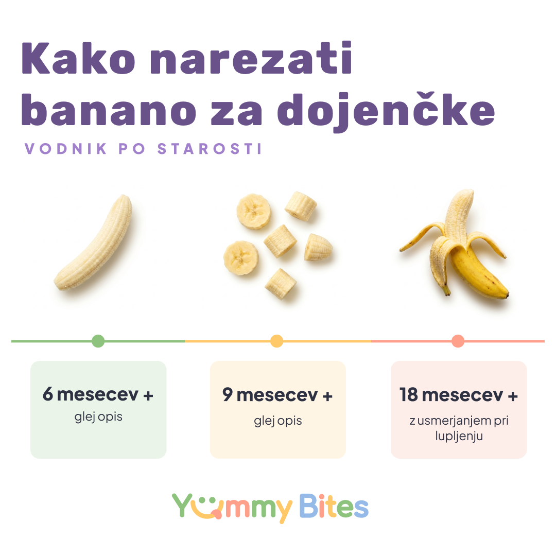 Kako pripraviti banano za dojenčke