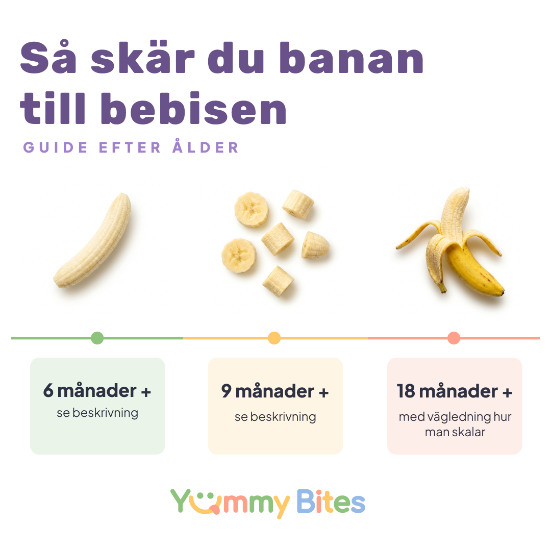 Hur man serverar banan till bebisar